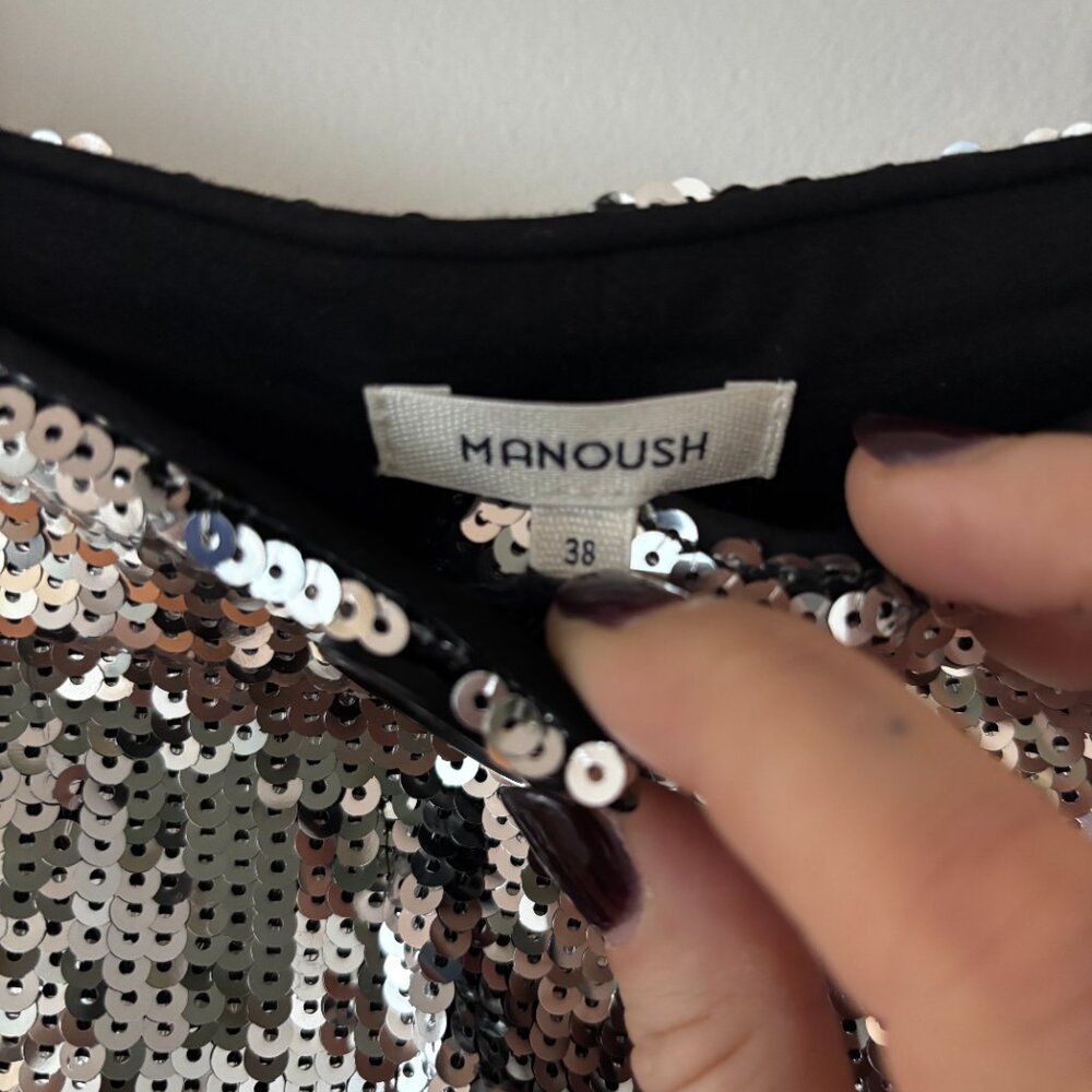 Manoush Sequin Pants sz 38 - Picture 6 of 8